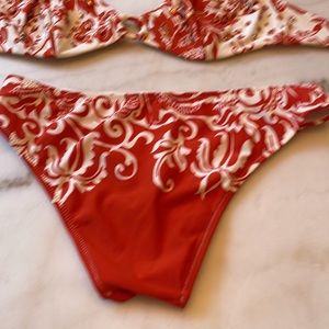 Valery Blu bikini gorgeous rhinestone details, few missing